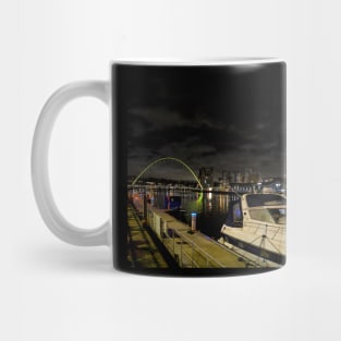 Newcastle Quayside at Night Mug